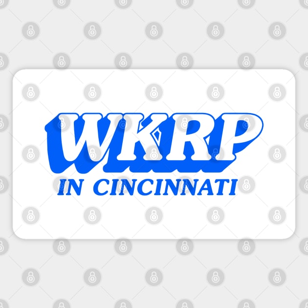 WKRP // Vintage Style Design Magnet by Indanafebry